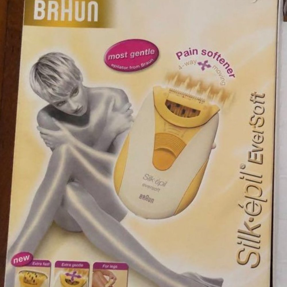 ⭐Braun Epilator Silk Epil Eversoft 2170 Corded Epilator+Shaver Trimme…